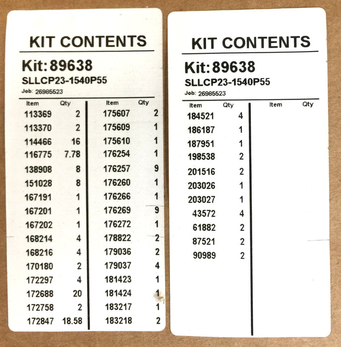 Banner Engineering EZ-Screen Light Curtain Kit SLLCP23-1540P55 NOS