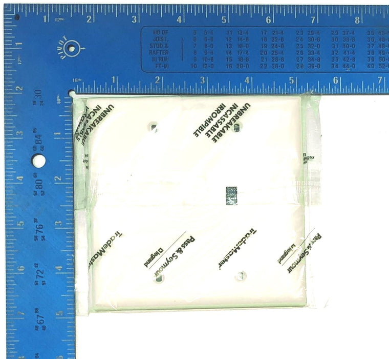 Pass & Seymour Wall Plate TP23-W [Lot of 8] NOS