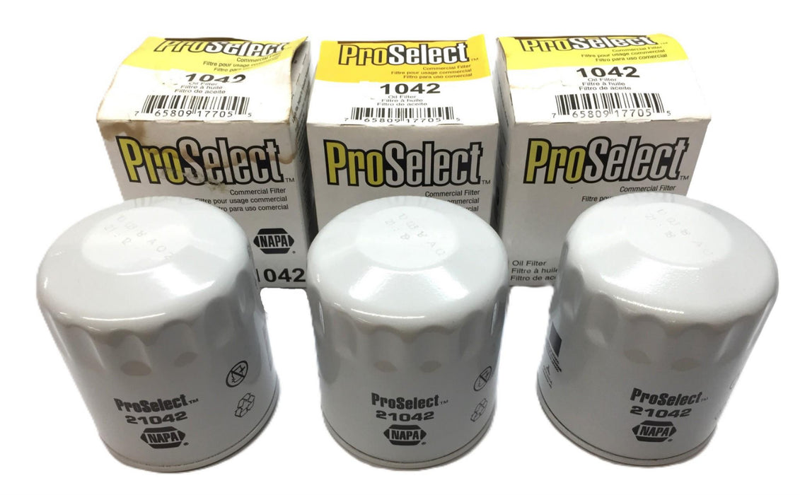 Napa ProSelect Oil Filter 1042 [Lot of 3] NOS