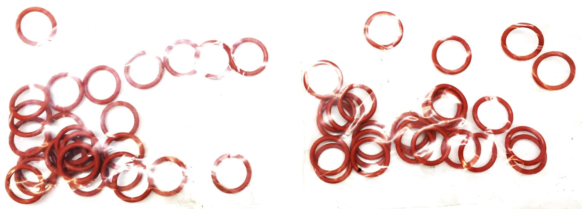 Global Industrial 50A FDA Red Silicone O-Ring Pack (25pcs) 013 [Lot of 2] NOS