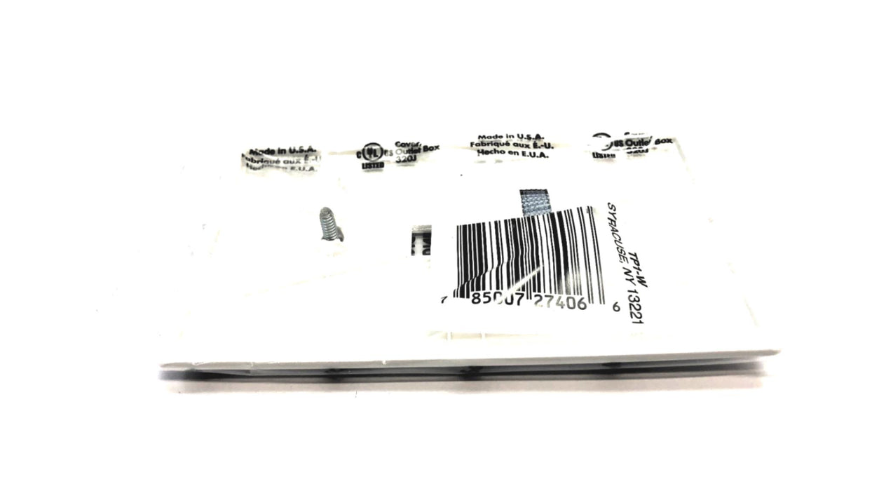 Pass & Seymour 1-Gang Toggle Plate TP1-W [Lot of 23] NOS