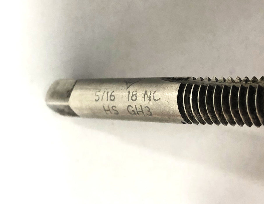 Cleveland 2 Flute HS GH3 Spiral Point Tap 5/16-18NC [Lot of 2] NOS