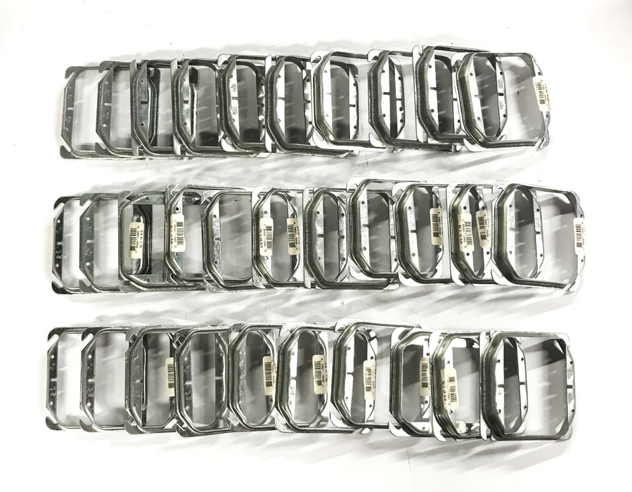Unbranded 5/8 inch Raised Galvanized Steel Device Cover [Lot of 30] NOS