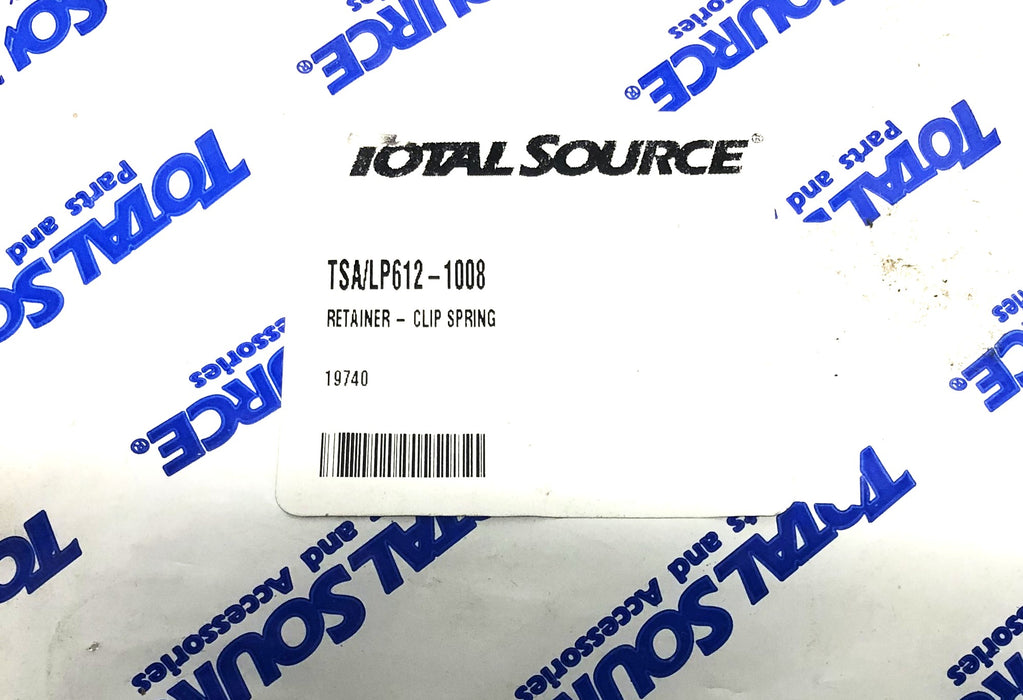 Total Source Clip Spring Retainer LP612-1008 NOS