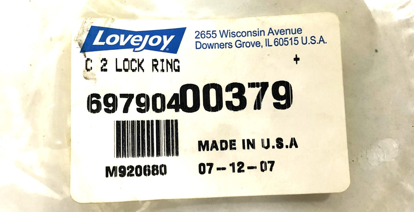 Lovejoy C2 Lock Ring 69790400379 [Lot Of 2] NOS