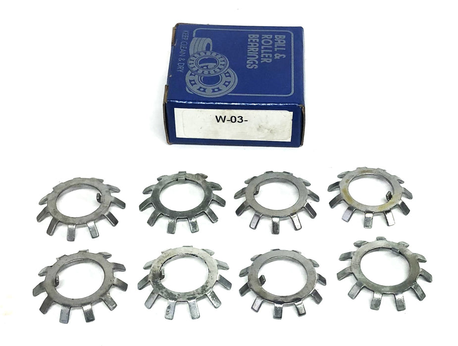 Unbranded Bearing Lockwasher W03 [Lot of 8] NOS