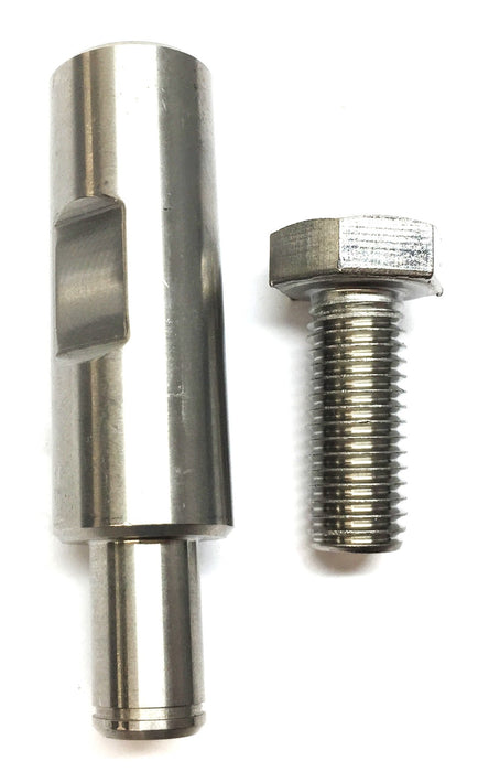 Marel Stainless Steel 3" Threaded Shaft Pin w/Bolt M12-1.7 9845933 [Lot of 2]NOS