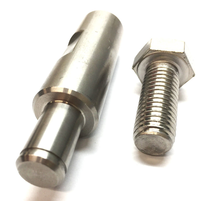 Marel Stainless Steel 3" Threaded Shaft Pin w/Bolt M12-1.7 9845933 [Lot of 2]NOS