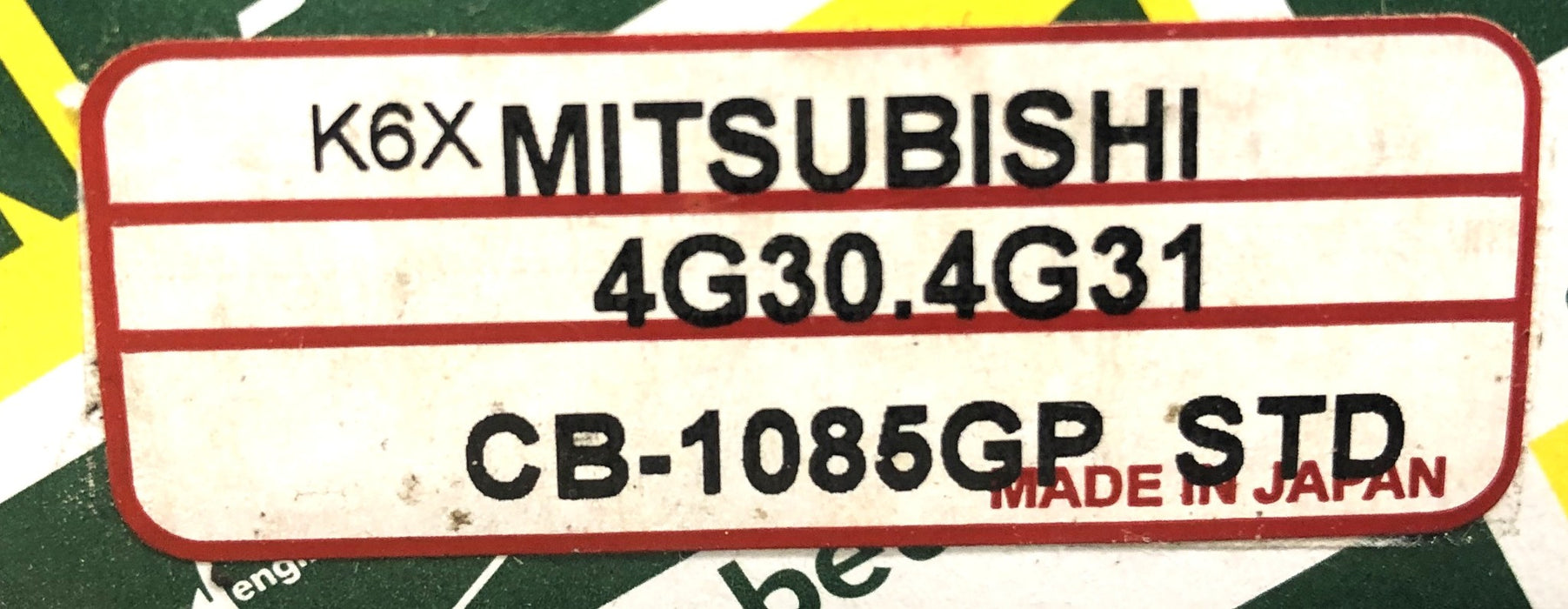Mitsubishi 4G30.4G31 Rod Bearing Set CB-1085GP NOS