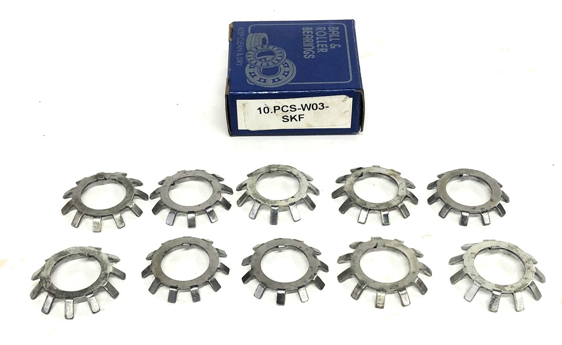 SKF Bearing Lockwasher W03 [Lot of 10] NOS
