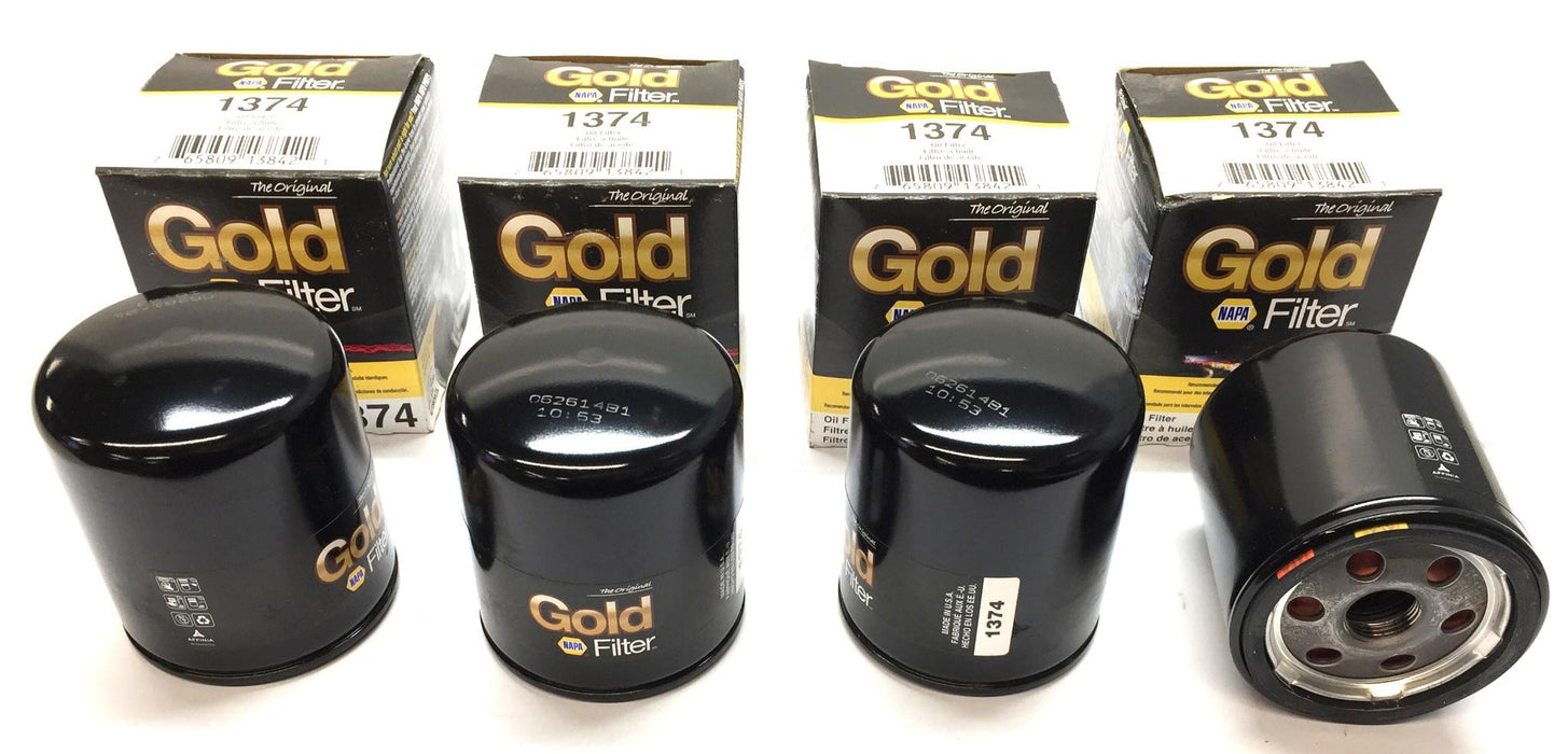 Napa Gold Oil Filter 1374 [Lot of 4] NOS