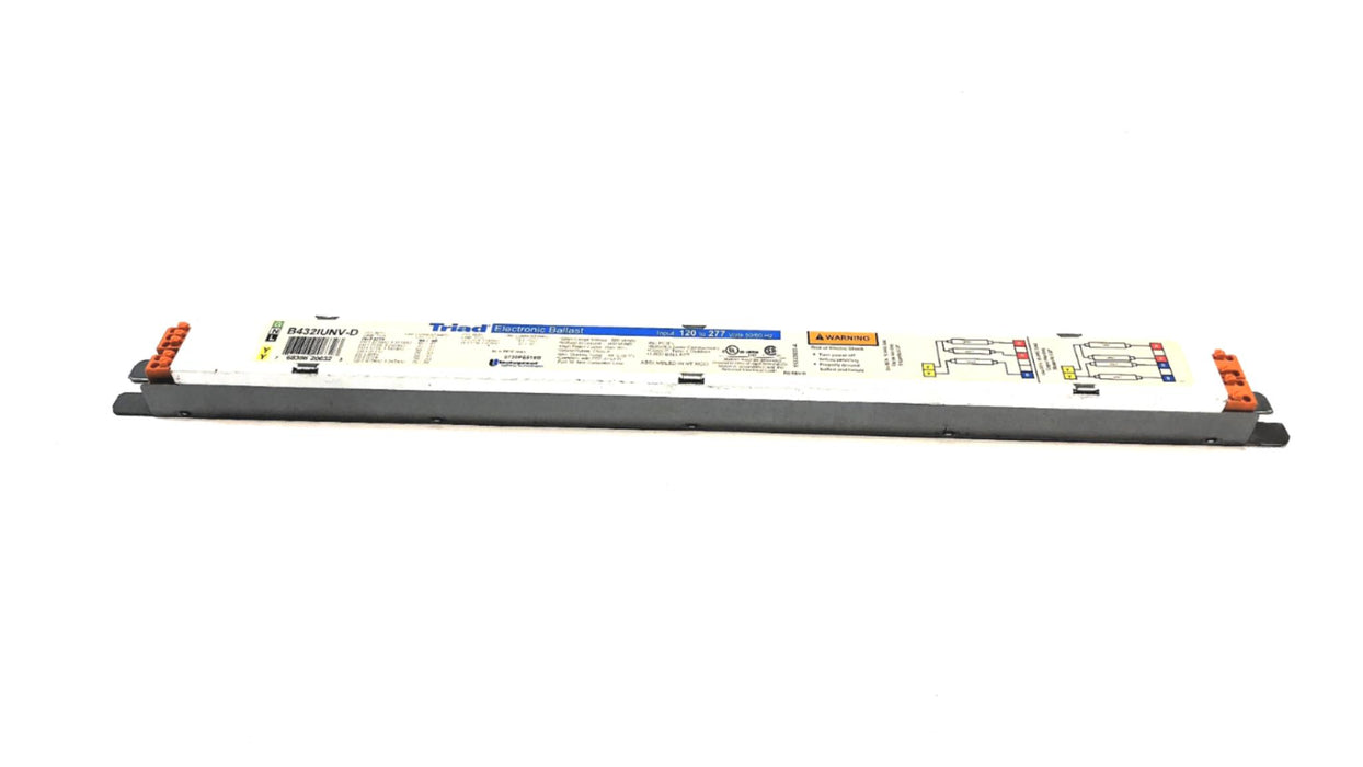 Triad Electronic Ballast 120-277 Input Volts 50/60 Hz B432IUNV-D NOS