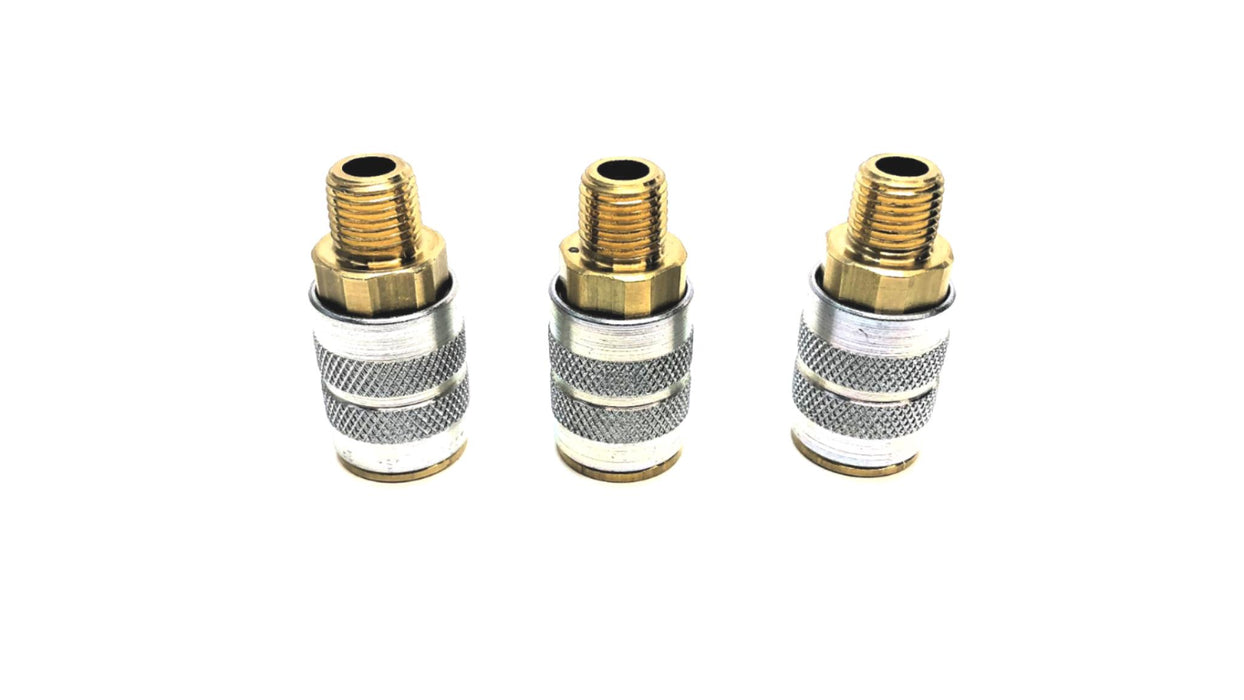 Dixon F-Series Pneumatic Manual Male Threaded Coupler 2FM2-B [Lot of 3] NOS