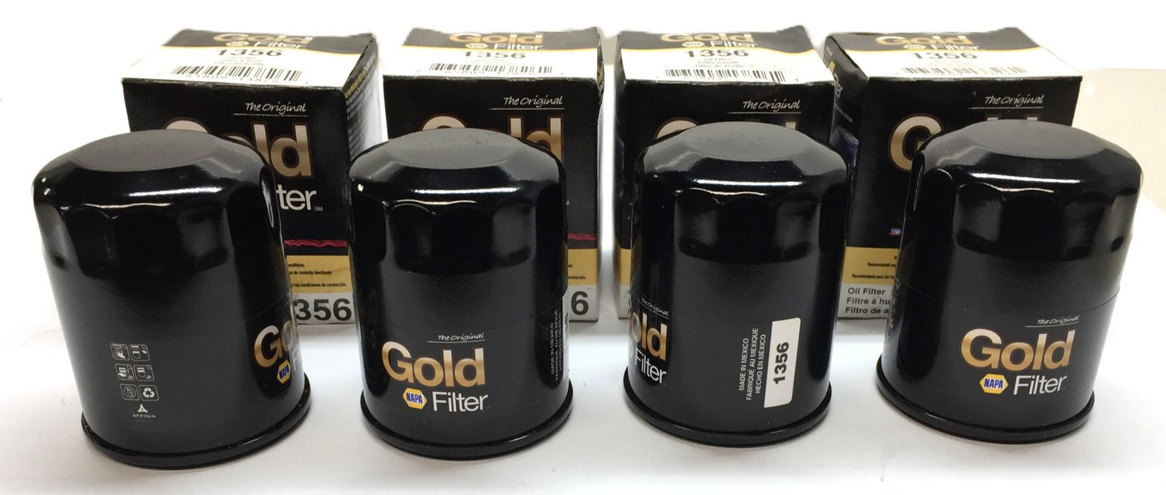 Napa Gold Oil Filter 1356 [Lot of 4] NOS