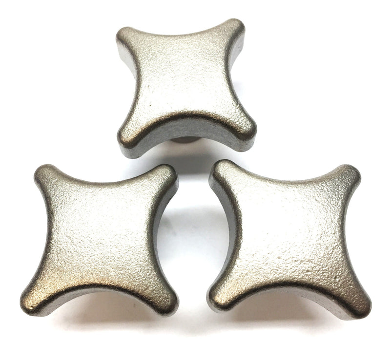 Marel 4-Point Cross Threaded M8-1.25 Knob 400009828 [Lot of 3] NOS