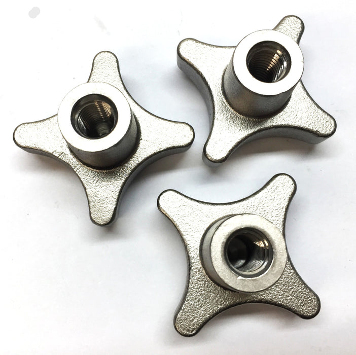 Marel 4-Point Cross Threaded M8-1.25 Knob 400009828 [Lot of 3] NOS