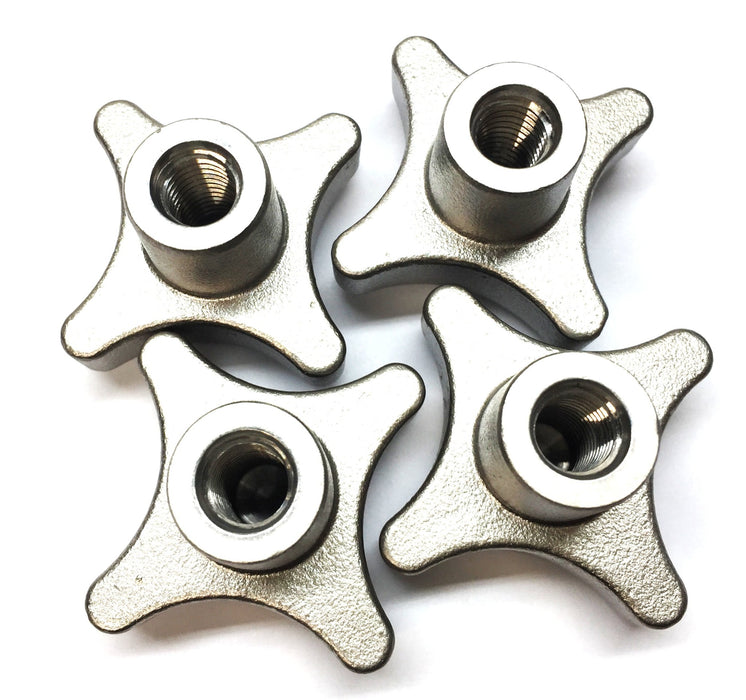 Marel 4-Point Cross Threaded M8-1.25 Knob 400009828 [Lot of 4] NOS