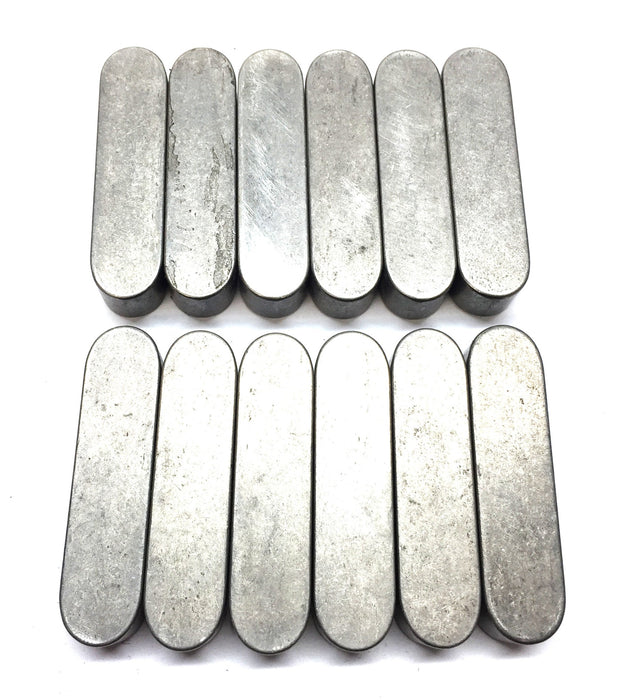 Unbranded 10mm x 8mm x 40mm Key Round End 000502441 [Lot of 12] NOS