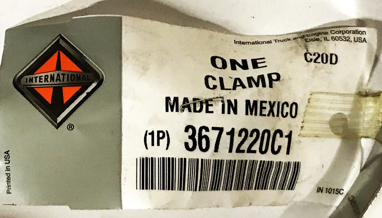 International Navistar T-Bolt Clamp 3671120C1 NOS