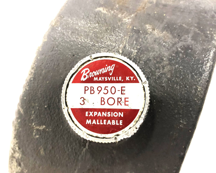 Browning Pillow Block Bearing 3 Inch Bore PB950-E NOS