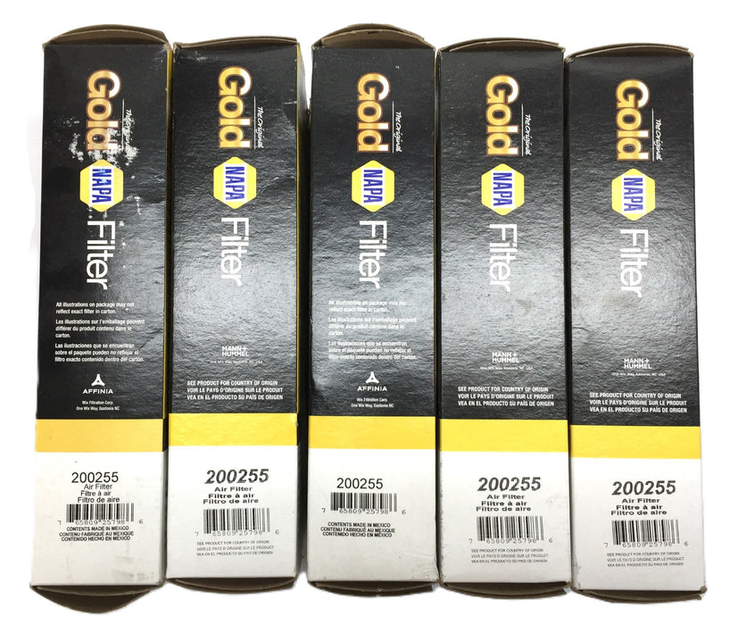 Napa Gold Air Filter 200255 [Lot of 5] NOS