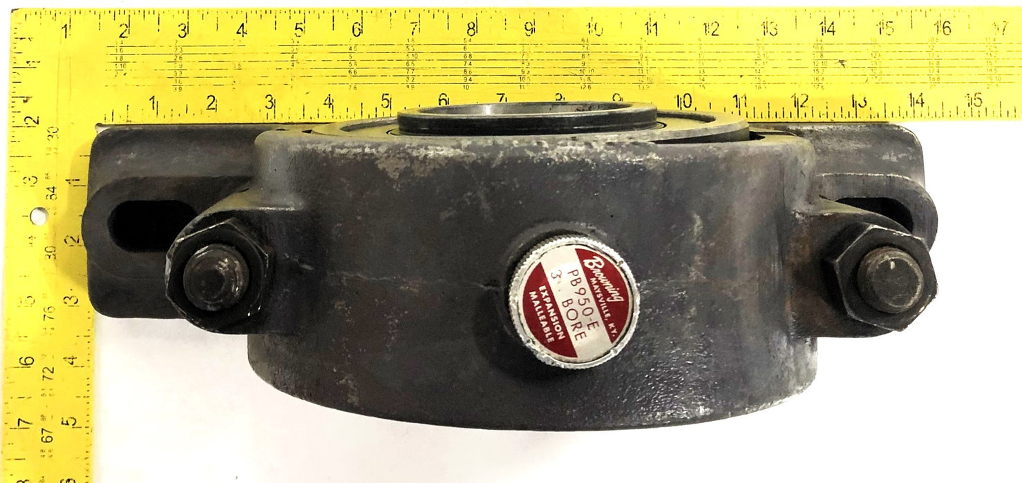 Browning Pillow Block Bearing 3 Inch Bore PB950-E NOS