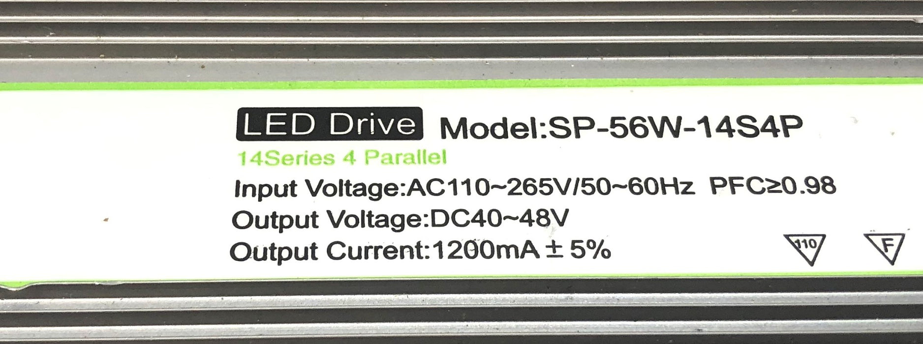 Unbranded LED Drive Power Supply SP-56W-14S4P NOS