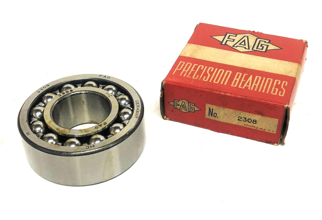 FAG Double Row Self Aligning Ball Bearing 2308 NOS