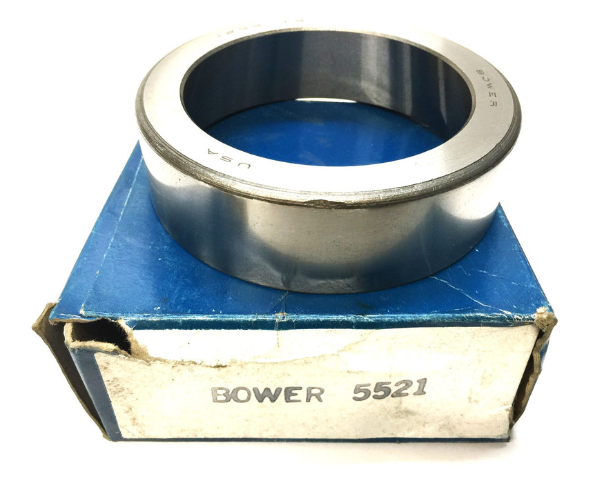 Bower Tapered Roller Bearing Cup BT-5521 NOS