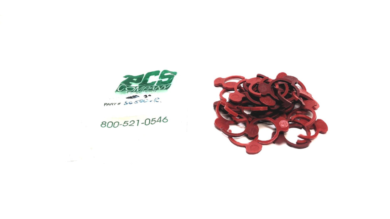 PCS Red Hot Water Safety Clip SC500-R [Lot of 39] NOS