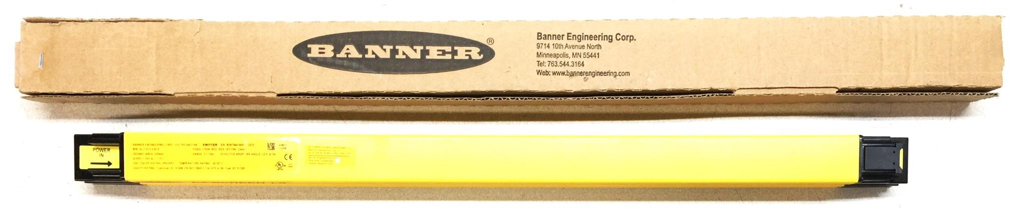 Banner Engineering EZ-Screen LS Safety Light Curtain Emitter SLLCE23-630-S NOS