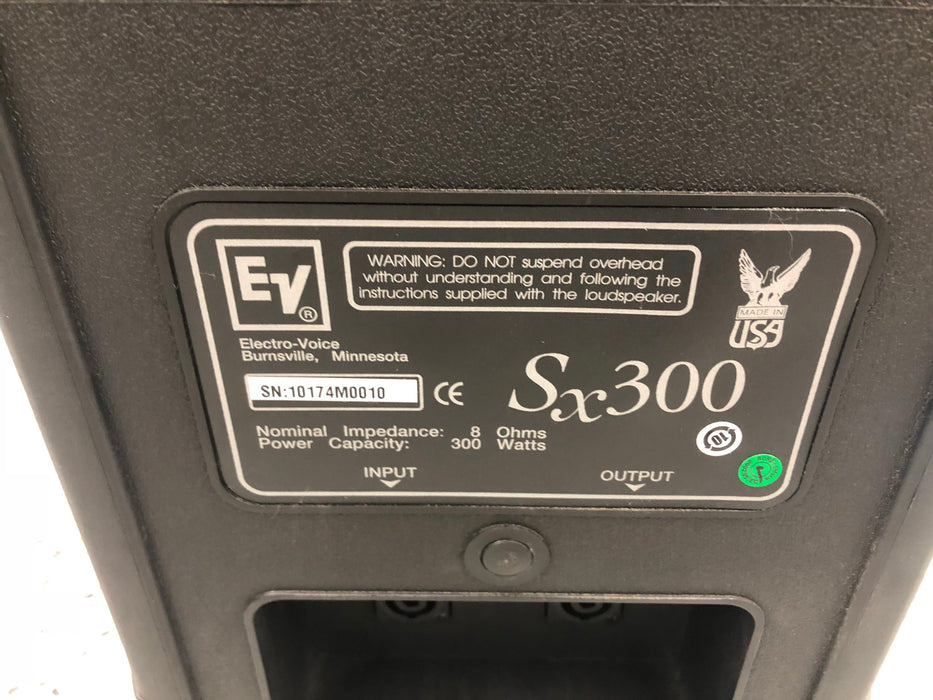 Electro-Voice EV Full Range Loud Speaker Sx300 (Sx300e) USED