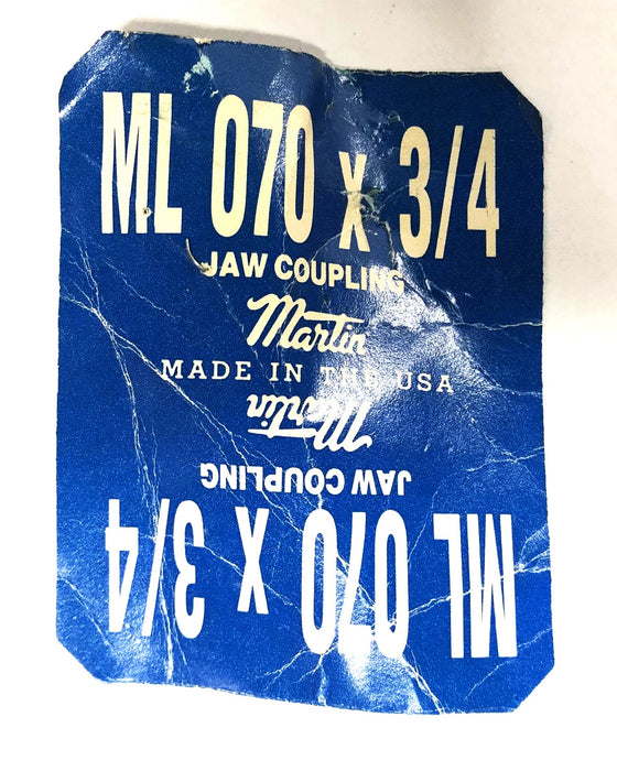 Martin Law Coupling ML070 3/4 [Lot of 2] NOS