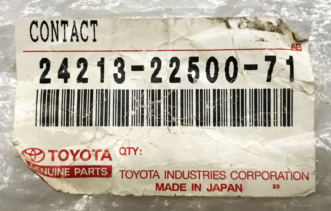 Toyota Forklift Copper Silver Contact 24213-22500-71 NOS