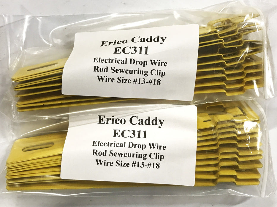 Erico Caddy Electrical Drop Wire Rod Securing Clip EC311 [Lot of 20] NOS