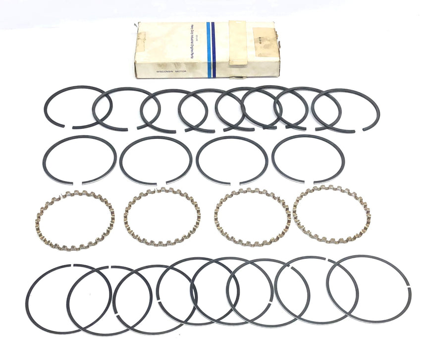 Wisconsin Motor Piston Ring Set F163T00119040 NOS