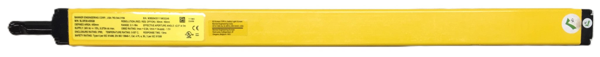 Banner EZ-Screen Safety Light Curtain SLSR30-450Q8 NOS