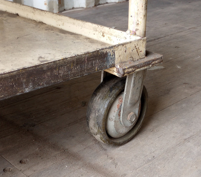 Unbranded Metal Rolling Utility Cart 52x24 Inches USED LOCAL PICK UP ONLY