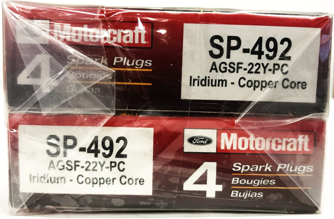 Motorcraft Suppressor Spark Plug SP-492 [Lot of 8] NOS