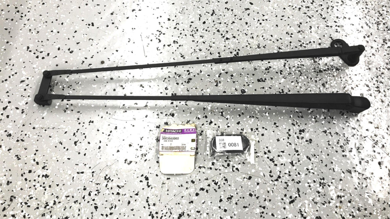 Hitachi Wiper Arm W/ Hardware & Rubber Piece 3003560060 NOS