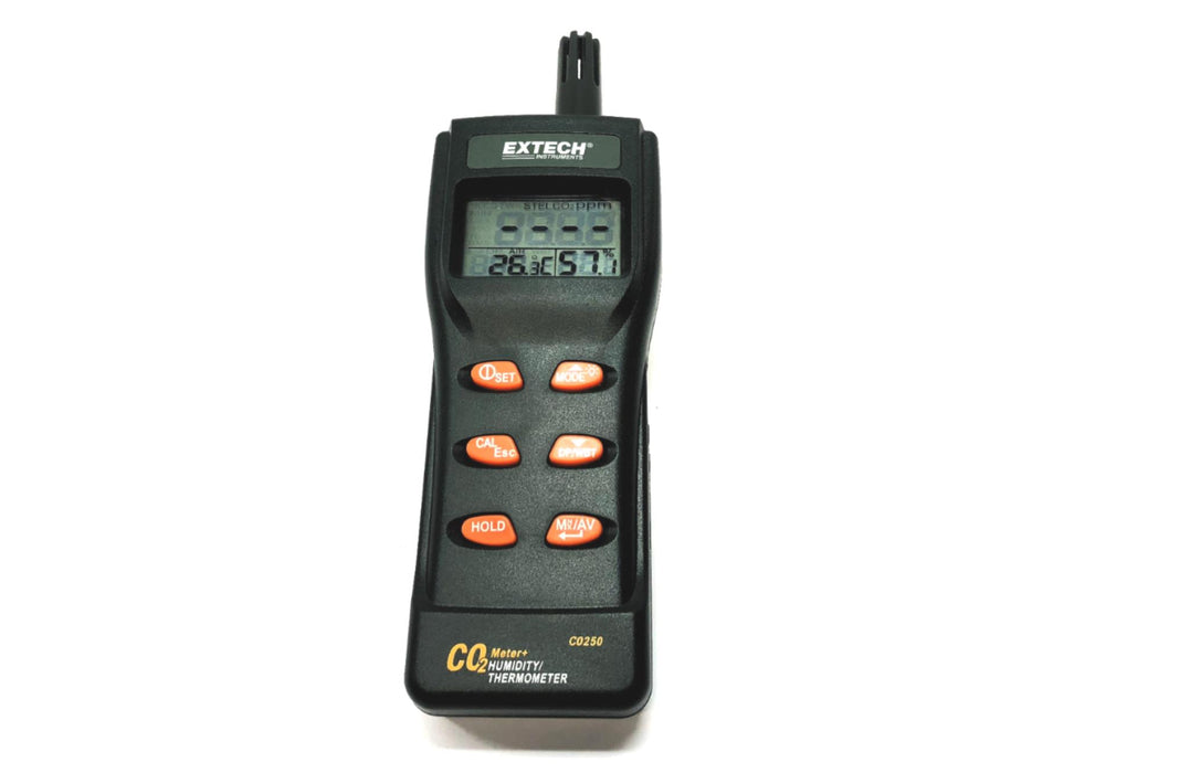 Extech Portable Air Quality & Temperature CO2 Meter CO250 USED