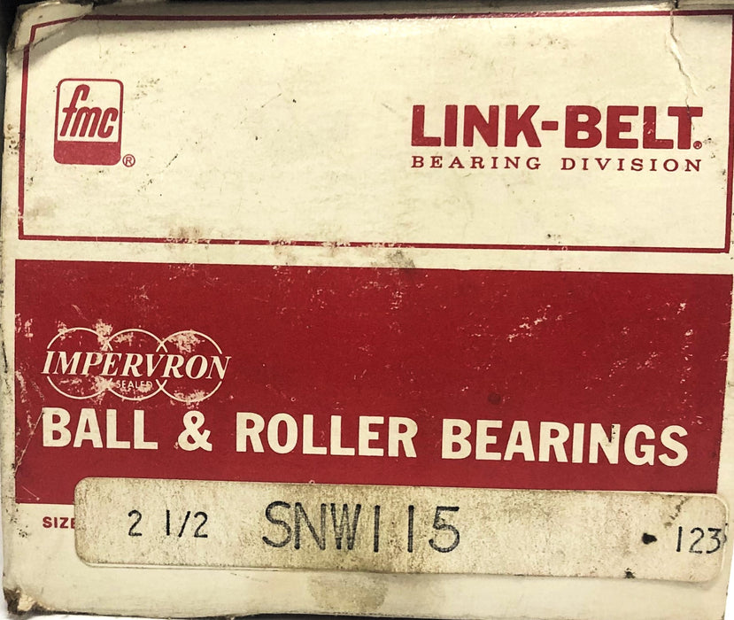 FMC Link-Belt 2-1/2 Inch Adapter Sleeve No Locknut SNW115 NOS