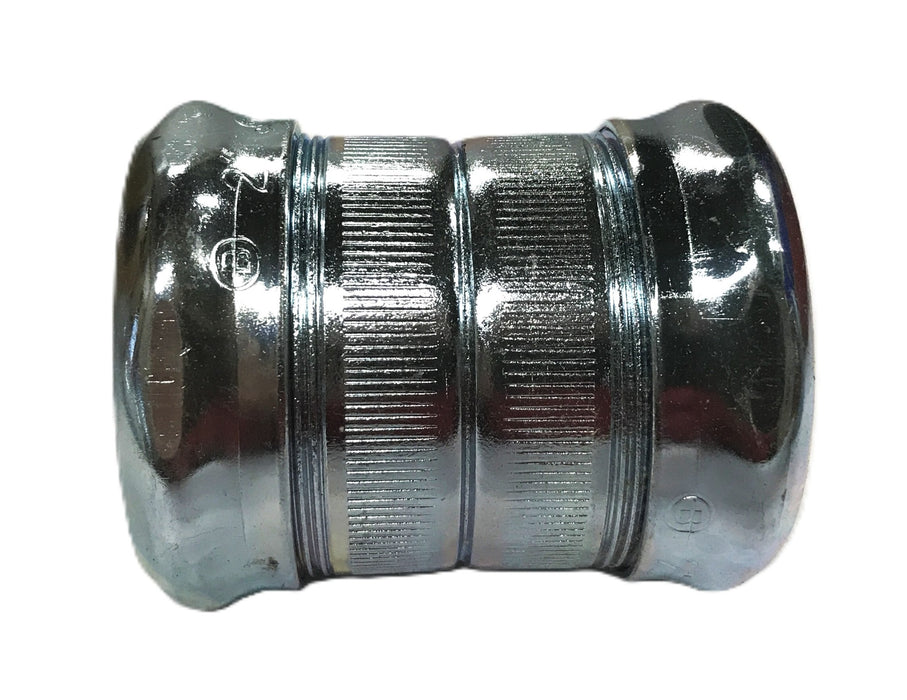Bridgeport 2 inch Steel EMT Compression Fitting 265 [Lot of 4] NOS