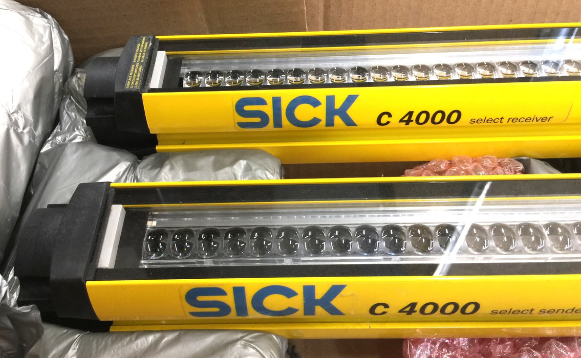 SICK Safety Light Curtain Set (2pcs) XC40E-S206/XC40S-1503A0A00BA0 NOS