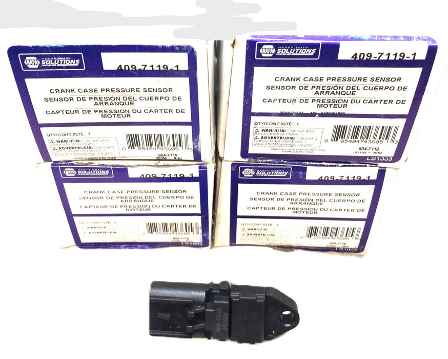 NAPA HD Solutions Crankcase Pressure Sensor 409-7119-1 (904-7119) [Lot of 4] NOS