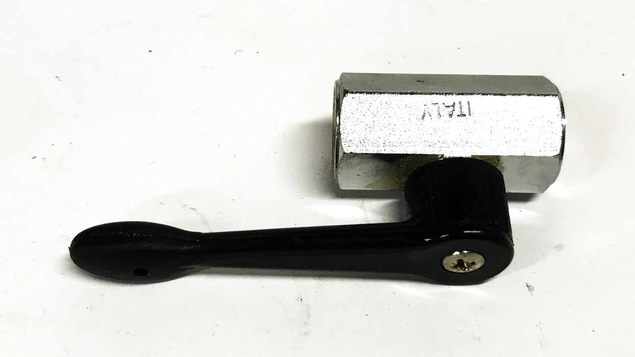 Unbranded 3/8 inch Chrome Plated Brass Ball Valve [Lot of 4] NOS