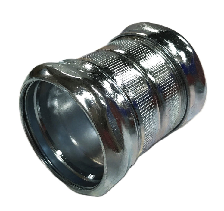 Bridgeport 2 inch Steel EMT Compression Fitting 265 [Lot of 4] NOS