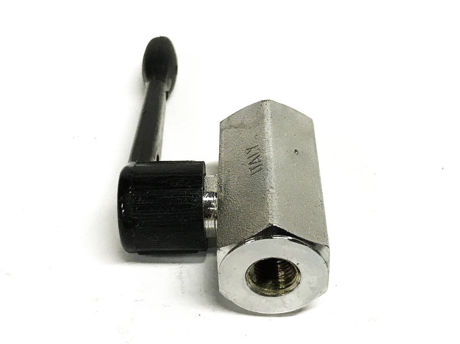 Unbranded 3/8 inch Chrome Plated Brass Ball Valve [Lot of 4] NOS