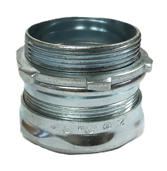 Unbranded 2 inch x 2 inch EMT Compression Fitting [Lot of 5] NOS