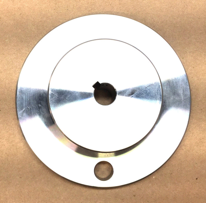 Marel 125mm Dia. Hub Hopper Drive Crank 13.95mm Bore w/Keyway 9838129 NOS